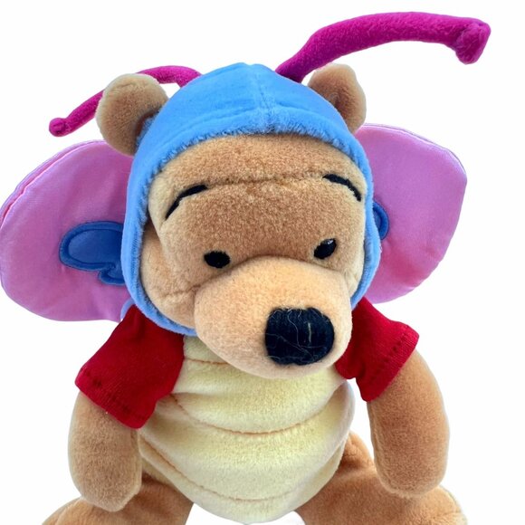 The Walt Disney Company Butterfly Pooh Bear Easter 2000 Collectible Plush 7" - Picture 7 of 10